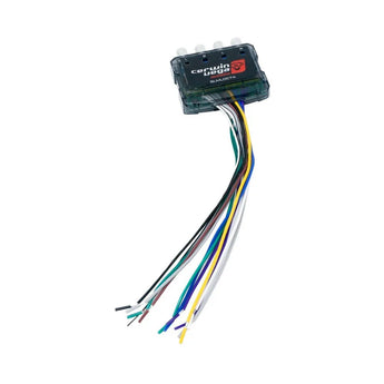 Cerwin Vega SLMLOCT4 Mini LOC 4 Channel device with multiple inputs and wiring, ideal for audio setups.