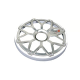 White RPM Stroker Marine 6.5 Inch Speaker Grill Pair