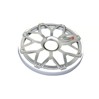 White RPM Stroker Marine 6.5 Inch Speaker Grill Pair
