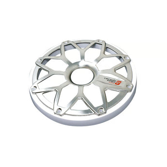 White RPM Stroker Marine 6.5 Inch Speaker Grill Pair