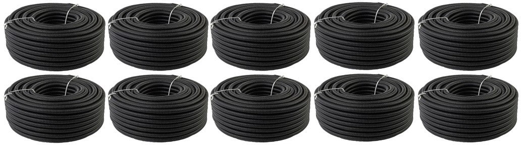 10 Rolls 100 Ft 1 1/2" Split Wire Loom Conduit Polyethylene Tubing Sleeve Tube