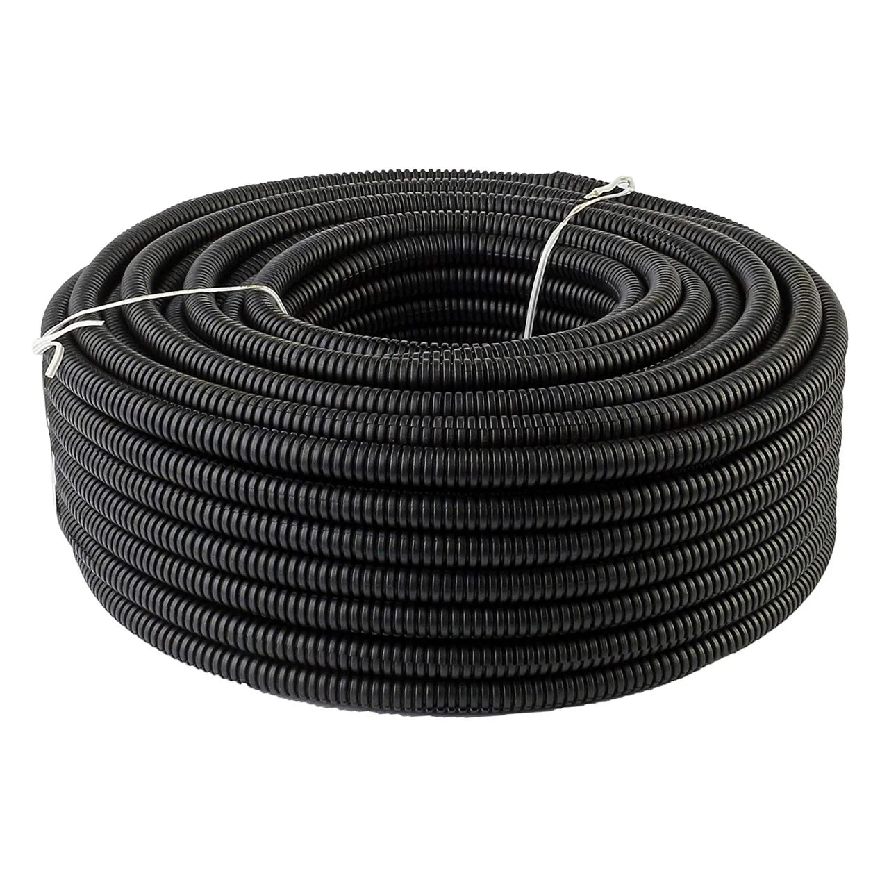 Absolute SLT10-200 200' 1" 25mm Split Wire Loom Conduit Polyethylene Corrugated Tubing Sleeve Tube