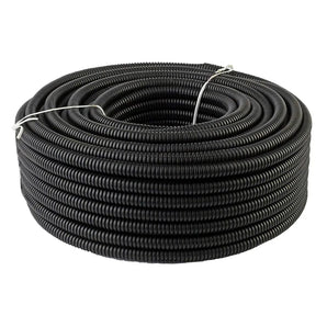 XP Audio 4-Pack 1/4", 3/8", 1/2", 3/4" x 50 Feet Each Split Wire Loom Convoluted Tubing