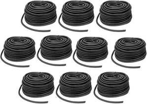 True 10 Roll 100 Ft 1/8" Split Wire Loom Conduit Polyethylene Tubing Sleeve Tube