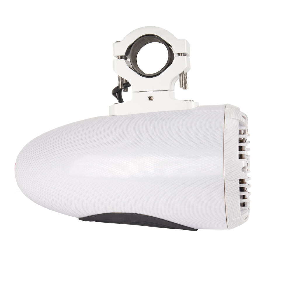 Cerwin Vega SPMT8SCFW 1000W Peak (250W RMS) 8" Stroker Pro Series 3 Way Marine Tower Speakers in White with RGB LED