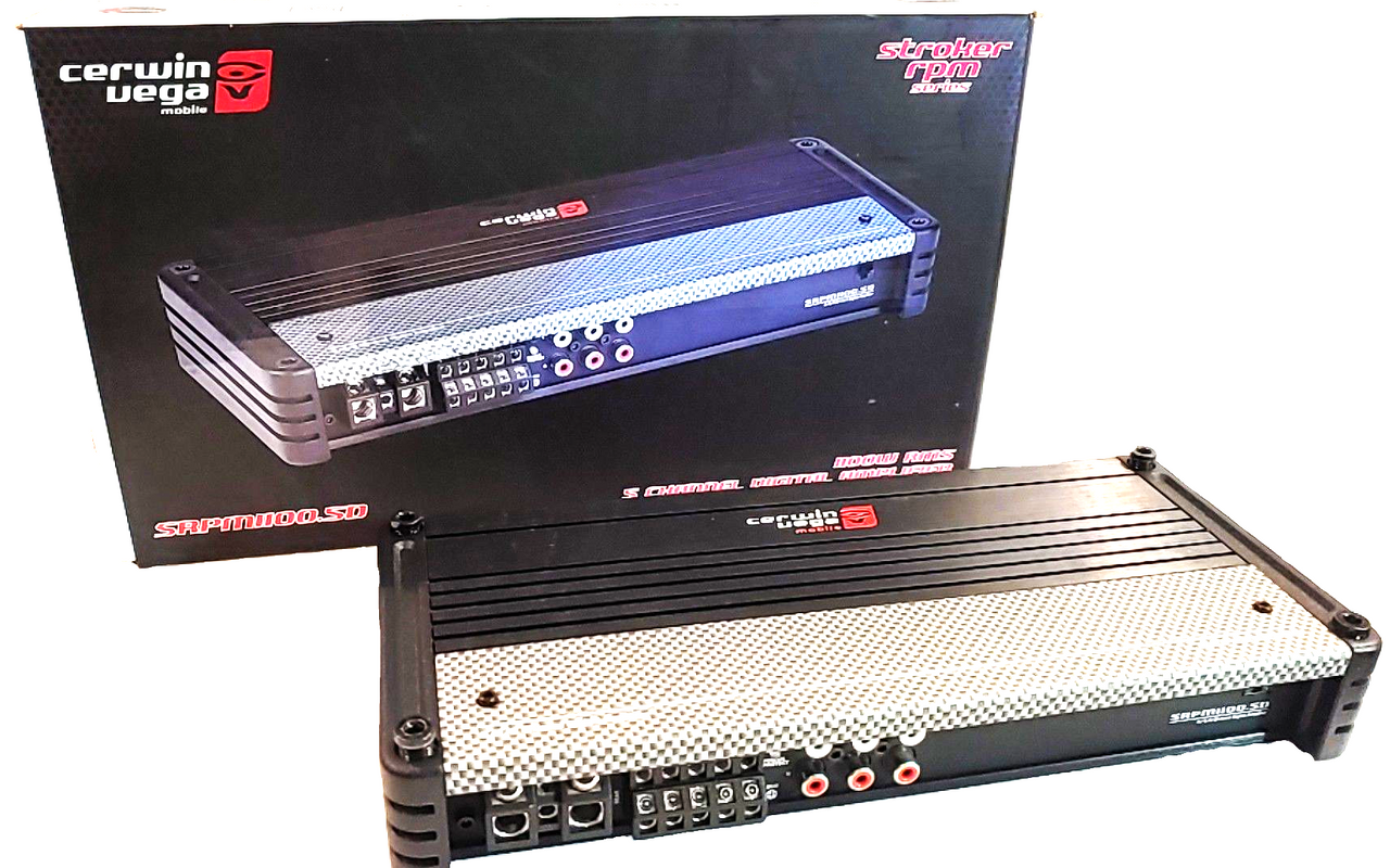 Cerwin Vega SRPM1100.5D SRPM Stroker 5-Channel Full Range Class-D Amplifier