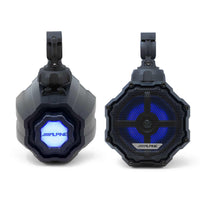 Thumbnail for Alpine SPV-65RGB-CAN 6.5” Cage-Mounted Universal Weather-Resistant Coaxial RGB LED Speaker Pods