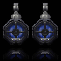 Thumbnail for Alpine SPV-65RGB-CAN 6.5” Cage-Mounted Universal Weather-Resistant Coaxial RGB LED Speaker Pods