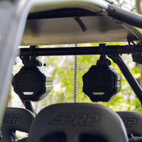 Thumbnail for Alpine SPV-65RGB-CAN 6.5” Cage-Mounted Universal Weather-Resistant Coaxial RGB LED Speaker Pods