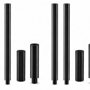 2 MR DJ SS40 36"/38mm Subwoofer Speaker Pole M20 Threaded & Mount Dual 35mm/38mm