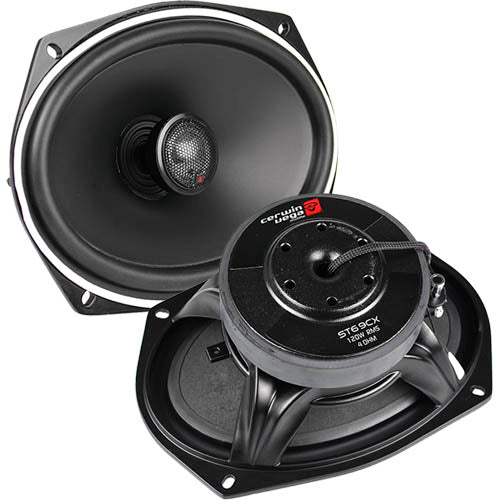 Cerwin Vega ST69CX Stroker 6"x9” 2-Way Coax Speakers W/Titanium Dome Tweeter (4Ω)