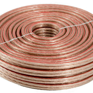 100' Ft. 18 Gauge Stranded 2 Conductor Speaker Wire Car Marin Home Audio