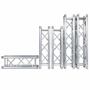 MR DJ USA DTSQ820 8.20 ft (2.50 Meter) 12" Square Aluminum Box Truss Segment