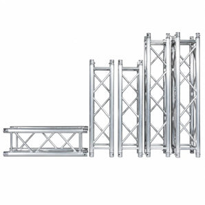 MR DJ DTSQ984 9.84' x 12" Universal Straight Square Tubing Box Aluminum Lighting Trussing Segment for Pro Lighting