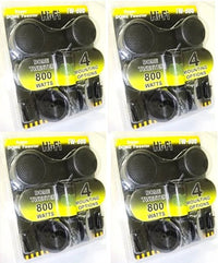 Thumbnail for 4 Absolute TW-800 800 Watts High Efficiency Dome Tweeter w Built-in crossover