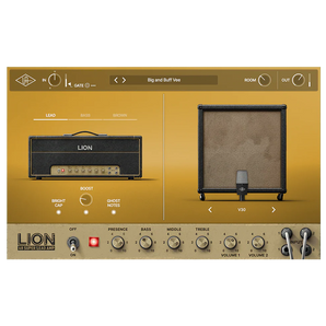 Universal Audio UA-LION-U UAFX Lion '68 Super Lead Amp Pedal