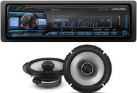 Thumbnail for Alpine UTE-73BT In-Dash Digital Media Receiver Bluetooth & S2-S65 6.5