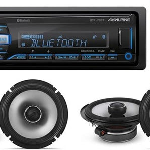 alpine-ute-73bt-car-stereo-with-speakers-and-amplifier-kit