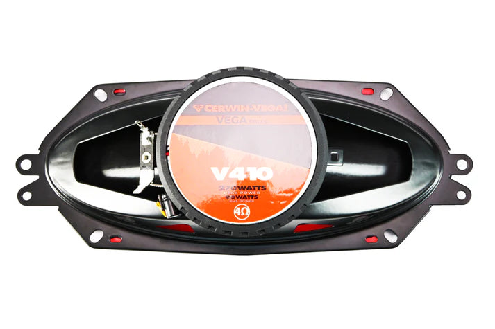 Cerwin Vega V410 2025 Edition - 4"x10" 2-Way Coaxial Full Range Speakers (4Ω) - V410