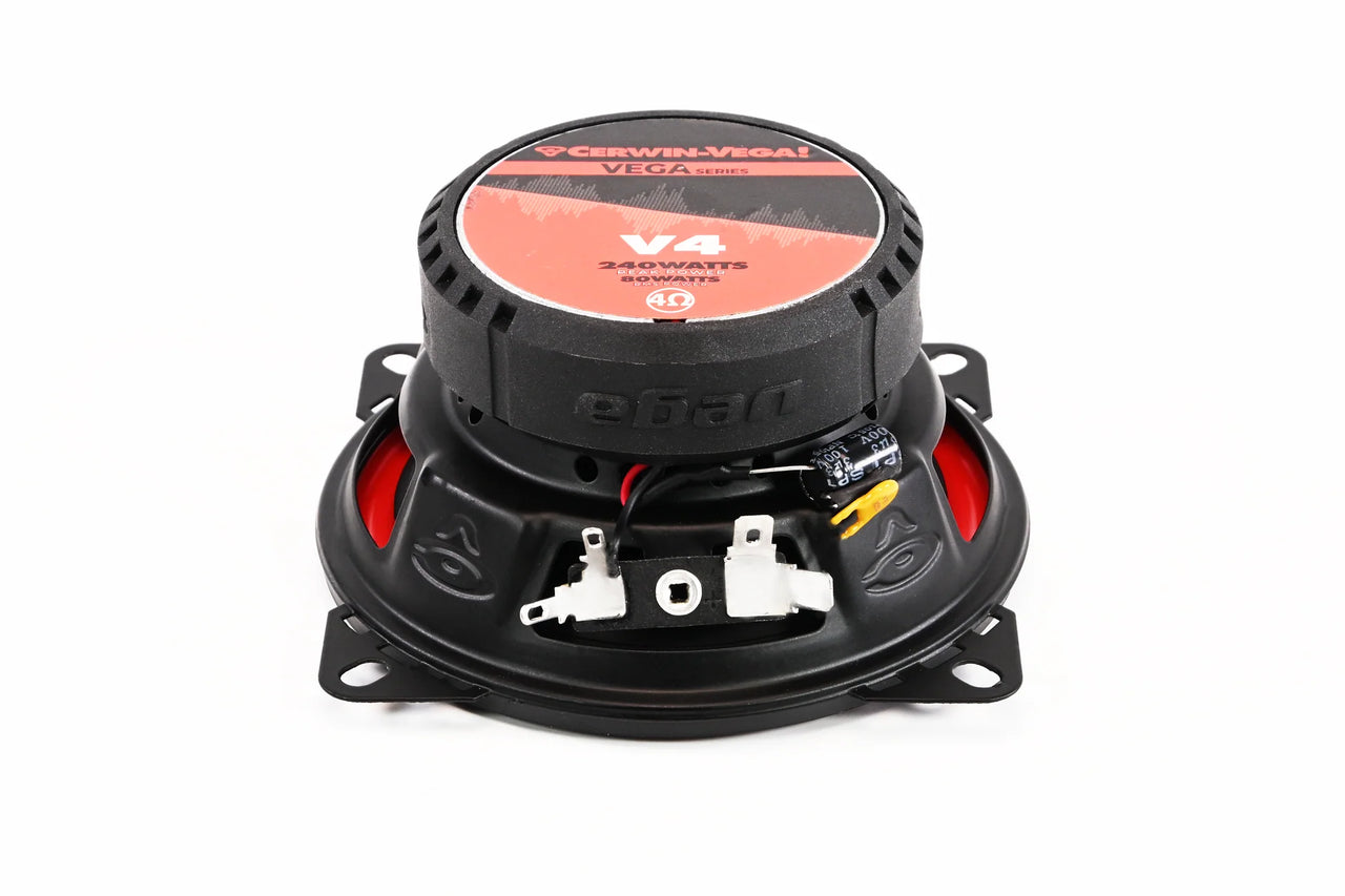 Cerwin Vega V4 2025 Edition 4" 2-Way Coaxial Speakers (4Ω)