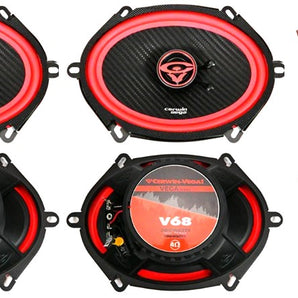 2 Pair Cerwin-Vega V68 6x8" Vega Speakers Fit 1999-14 Ford F-150 F-250