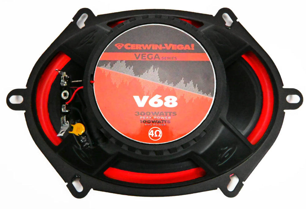 Cerwin-Vega V68 6x8" 600W Vega Series 2-Way Coaxial 4-ohm Speakers