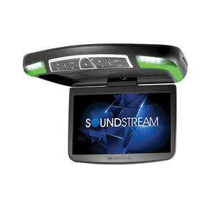 Soundstream VCM-138H Ceiling Mount DVD Entertainment System w/ MobileLink Smartphone Mirroring & 13.8” LCD
