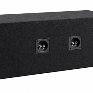 Absolute VEGD10 Dual 10-Inch Black Slot Ported Subwoofer Enclosure Empty Box