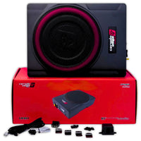 Thumbnail for Cerwin Vega VR10 Under Seat Subwoofer Enclosure + KIT4R 4G AMP Kit