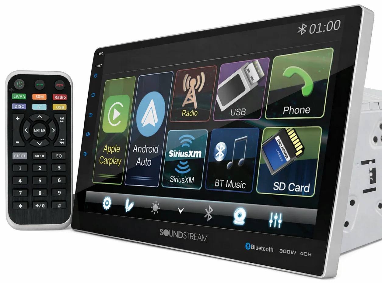 Soundstream VRCPAA-106MW 10.6" 2-DIN Digital Multimedia + Camera PK7