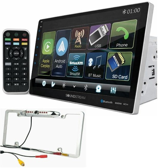 Soundstream VRCPAA-106MW 10.6" 2-DIN Digital Multimedia + Camera PK8