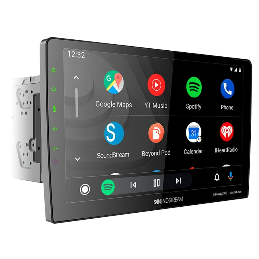 Soundstream VRCPAA-106 10.6” Double-DIN CD/DVD CarPlay Android & Absolute Camera