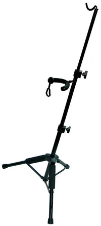 Thumbnail for Yorkville VS-61 Violin Stand With Bow Hanger - Black - Tripod Style