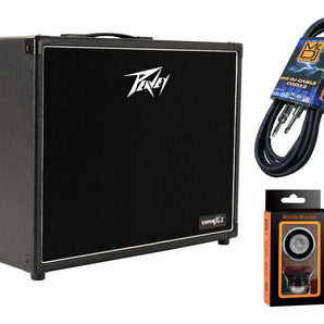 Peavey VYPYR X3 Guitar Modeling Amp+ MR DJ USA 12' Instrument Cable + Phone Holder