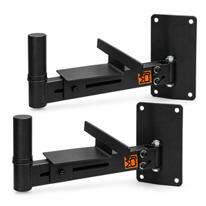 MR DJ WM650 speaker mount wall bracket for adjustable mounting of PA speakers with stabilizer.
