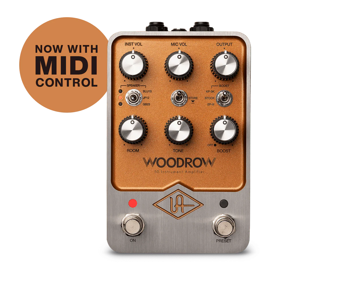 Universal Audio UA-WOODROW-U Woodrow '55 Instrument Amplifier Pedal