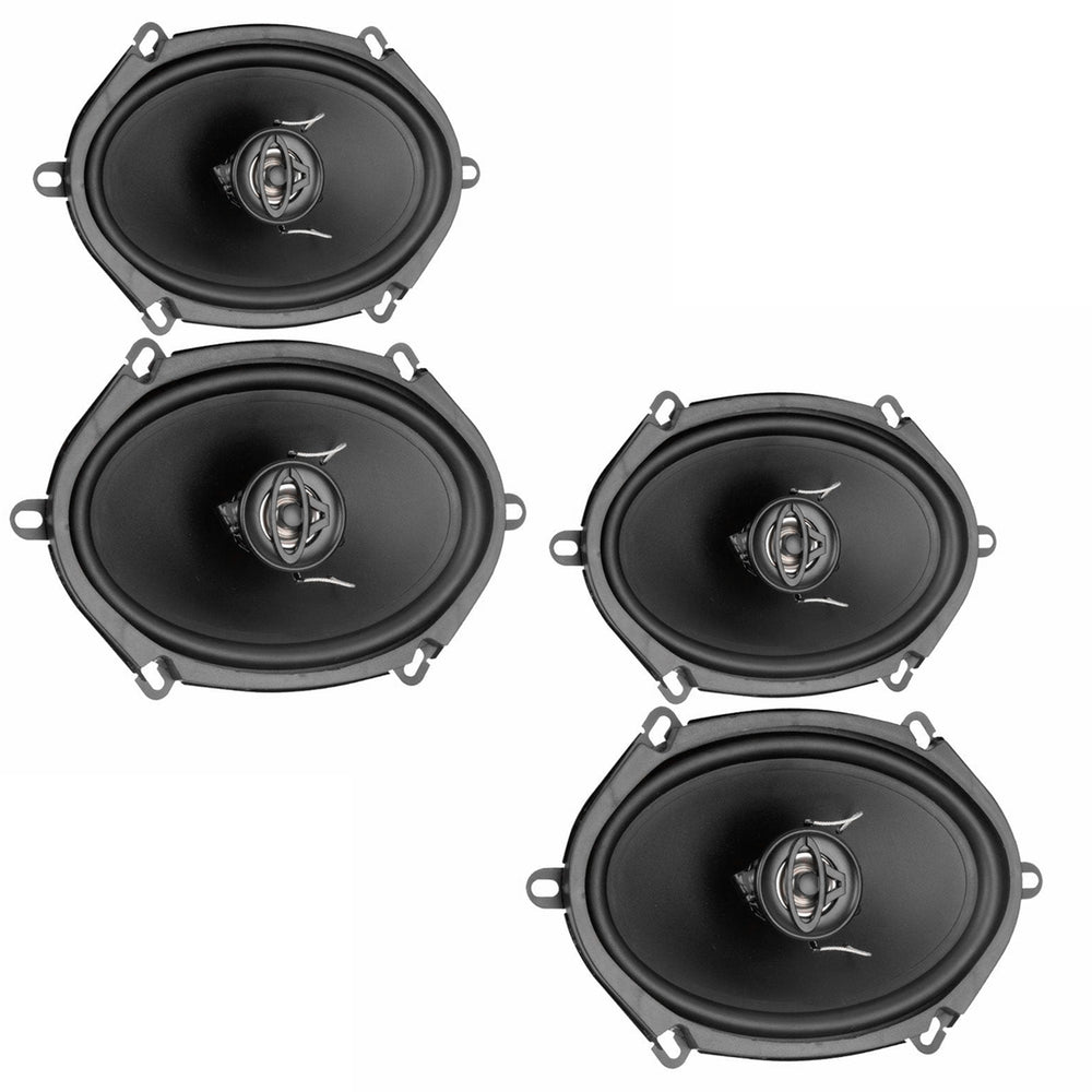 2 Cerwin Vega XED57 XED Series 5"x7" 2-Way Coaxial Speakers