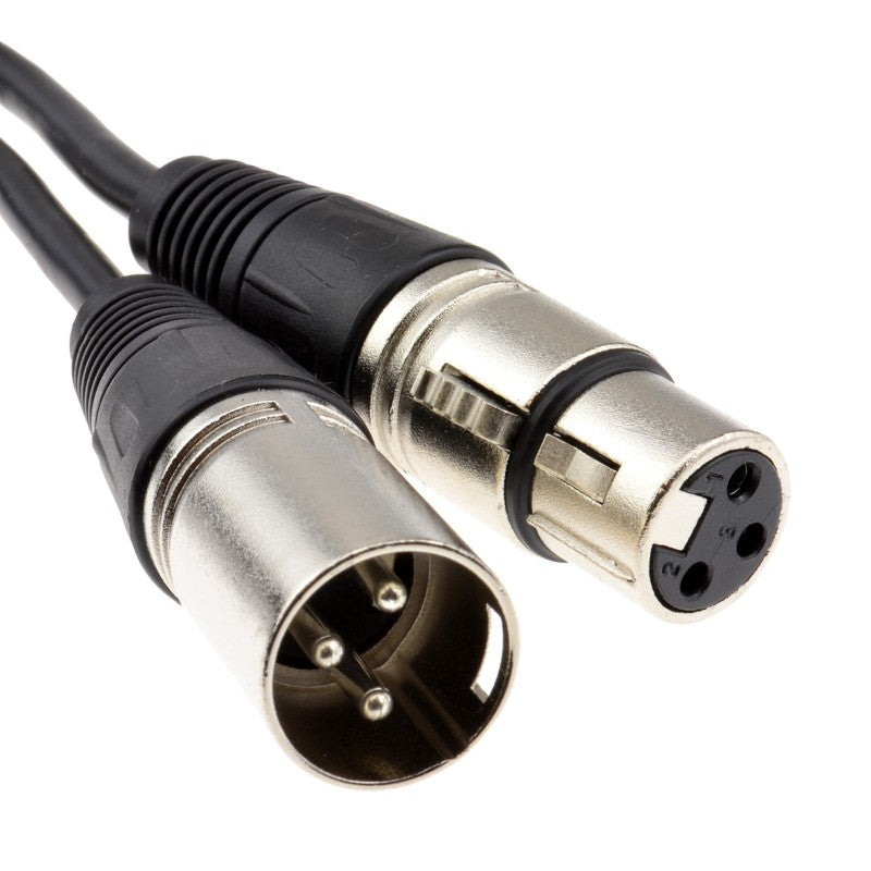 MR DJ CXMXF100 100' XLR Male to XLR Female Microphone Balanced Instrumental Dj XLR Interconnect Cable