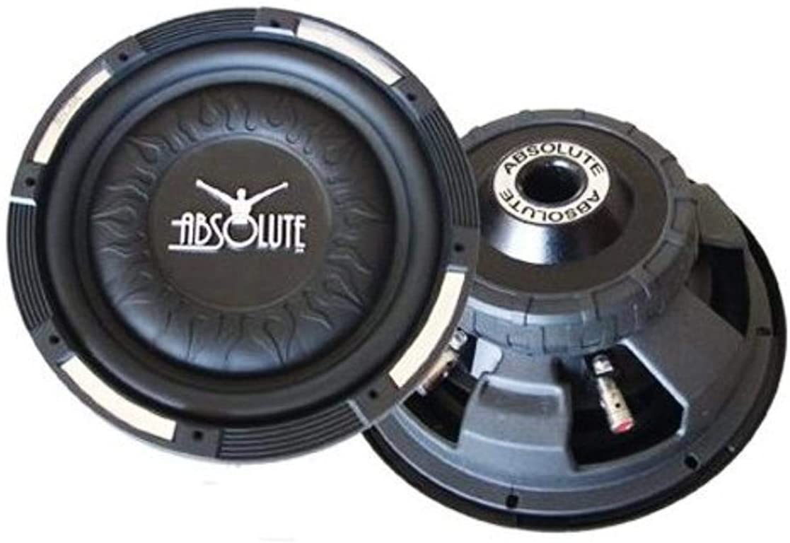 Absolute XS-1000 10" Xcursion Series 1000 Watts Single 4 ohm Slim Shallow Subwoofer