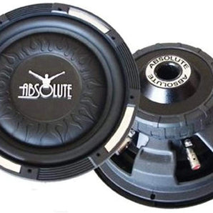 Absolute Xcursion Series XS-1000 10-Inch 1500 Watts Single 4 ohm Slim Shallow Subwoofer