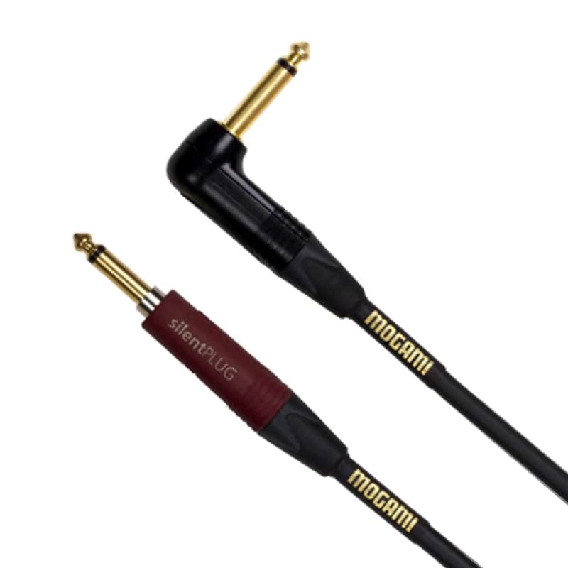 Mogami GOLD INST SILENT S 18R Guitar Instrument Cable, 18 Foot