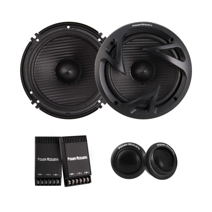 Power Acoustik EF-60C 6.5” Component Set Speakers Kit