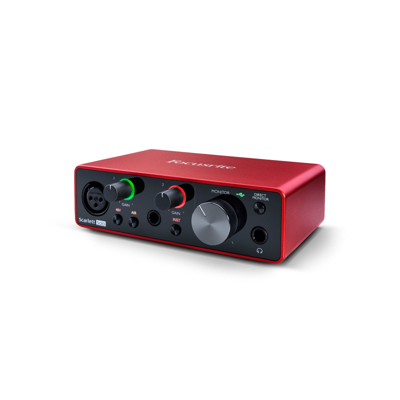 Focusrite Scarlett Solo 3rd Gen <br/>2x2 USB Audio Interface With Single Microphone Preamp, 3rd Generation