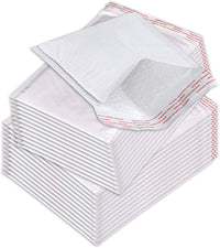 Thumbnail for 250pcs #0 6x10 Poly Bubble Mailers Padded Envelopes