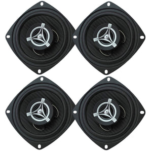2 Power Acoustik EF -42 4” 2-Way Full-Range Speakers