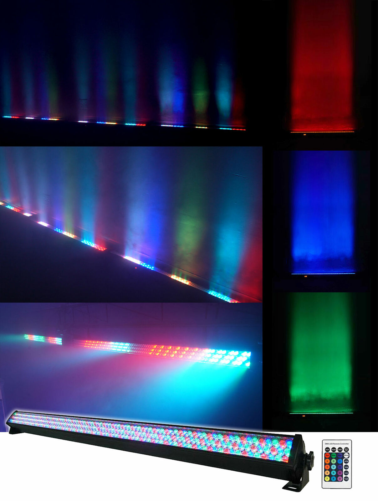 MR DJ THE STRIP 42" 252 LED 5 Channel DMX RGBW Color Strip DJ Wall Wash Bar Light  DJ Club Party Disco Stage