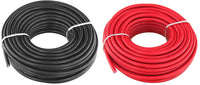 Thumbnail for Absolute USA P18G50R P18G50BK<br/> 2 Rolls 18 Gauge Wire Red Black Power Ground 50 Ft Each Primary Stranded Copper Clad
