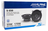 Thumbnail for Alpine S-S50 340W Max (110W RMS) 5 1/4