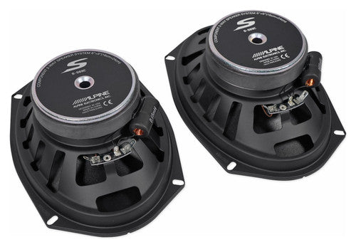 Alpine S-S69C 520W Max (170W RMS) 6" x 9" Type-S Series 2-Way Component Car Speakers