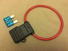 8 Gauge MAXI Inline Blade Fuse Holder Wire 20 Pack